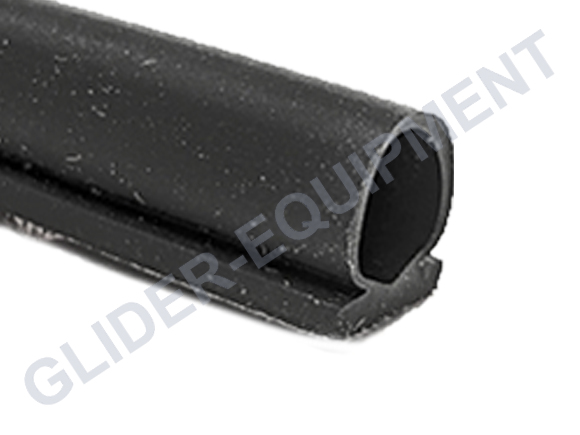 Schempp-Hirth rubber afdichting zelfklevend tbv kap tweezitter zwart 1m [L07-1183